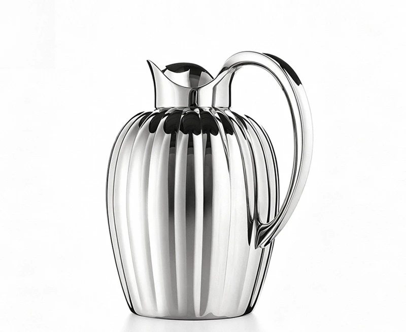 304 stainless steel, flower cold kettle, light luxury vertical pattern, household cold kettle, large capacity and high value