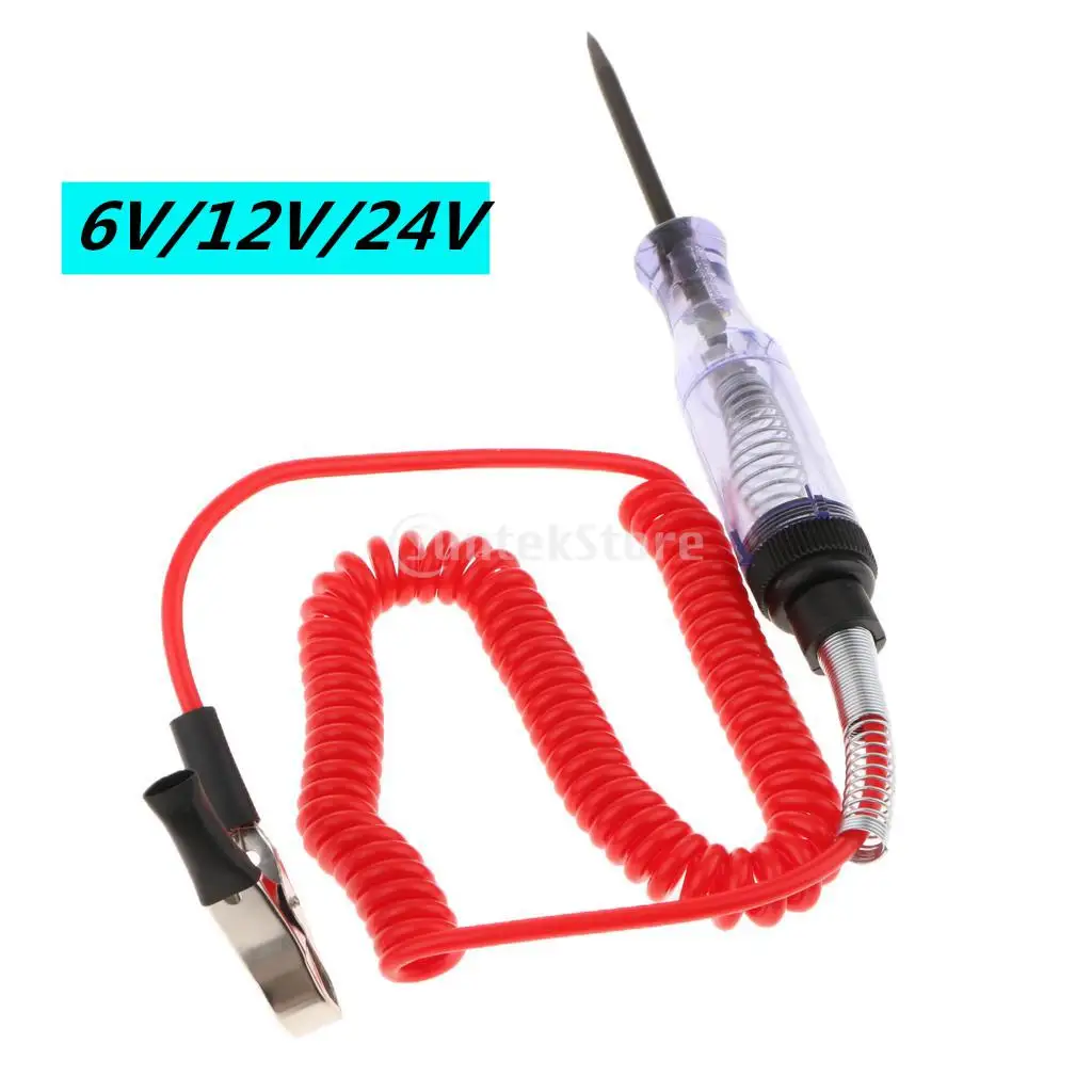 LED Light Test Probe Pen Continuity Circuit Voltage Tester for Automotive Electrical System Detection