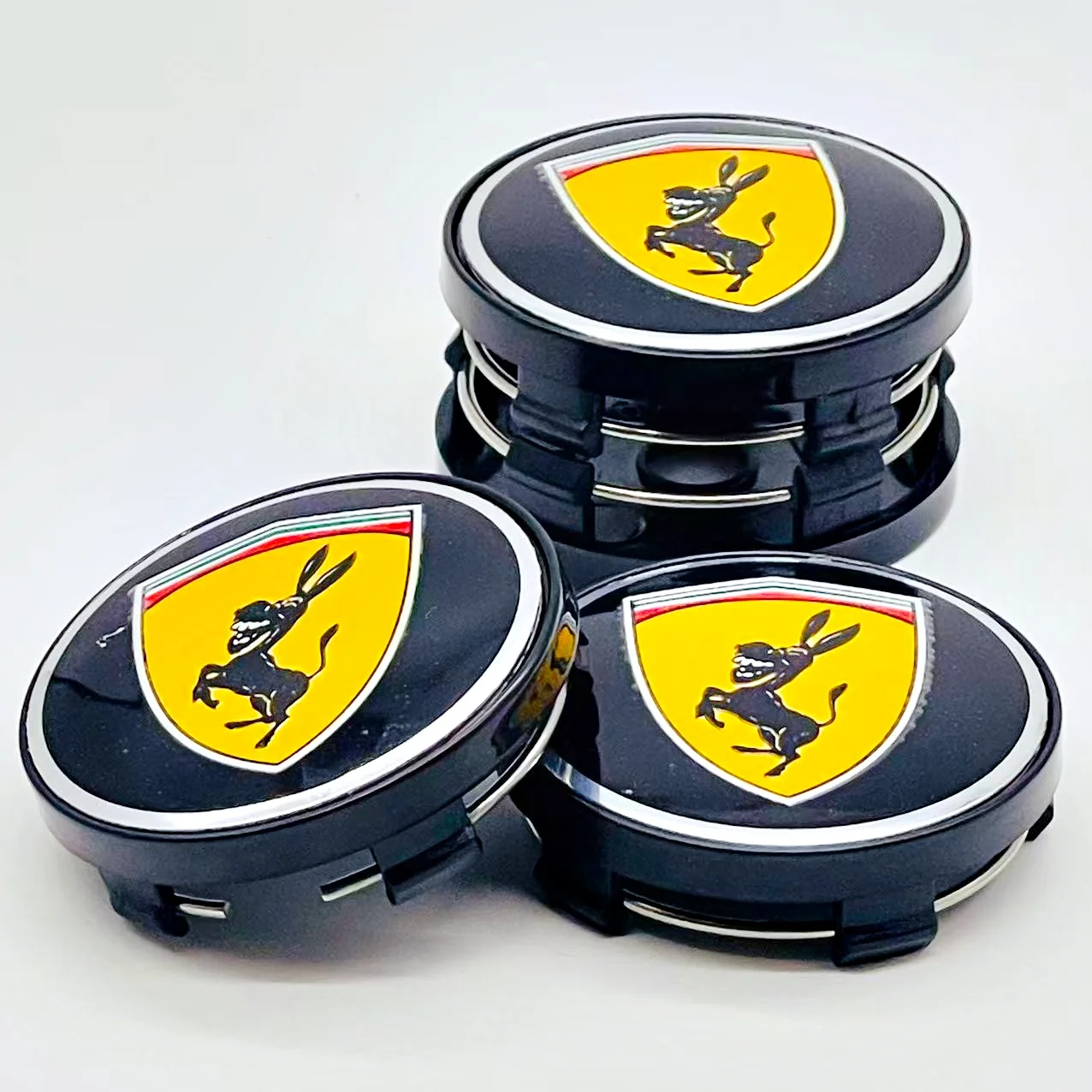 

4pcs High Quality 56mm 60mm Car Wheel Hub Cover Center Caps for 56mm Donkey Logo Racing Styling Badge Sticker Emblem Accessories