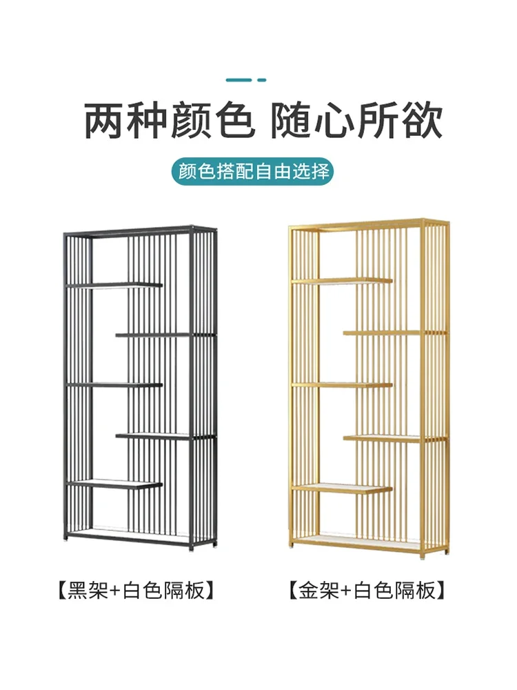 Light luxury product display rack, multi-layer storage rack, floor to ceiling office sample live broadcast display cabinet