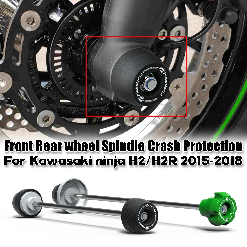 

Для Kawasaki ninja H2 ninja H2R 2015-2018 мотоцикла переднее и заднее колесо, шпиндель, защита от столкновений