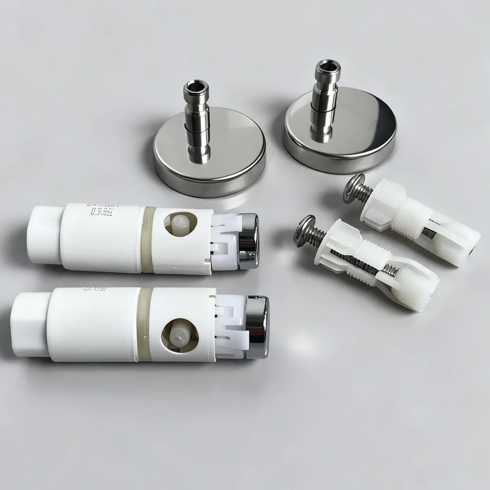 Toilet Seat Damper Hinge Repair Kit Bracket Connector Bolt Bearing Spare Parts For Villeroy‑Boch Grohe Toilet Lid
