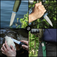 Hot selling Ganzo FBknife G806 8cr14mov blade PP&TPR handle fixed knife Survival Knife Camping tool outdoor EDC tactical tool