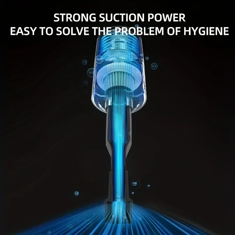 مكنسة كهربائية لاسلكية محمولة صغيرة مجمع الغبار الجاف والرطب سيارة منزلية ذات الاستخدام المزدوج أجهزة التنظيف المحمولة شحن USB