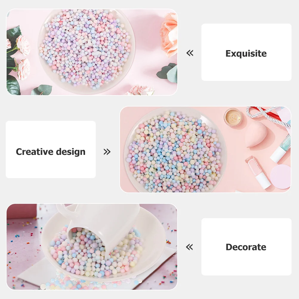 

2Packs Foam Balls Gift Box Filler Foam Beads Lightweight Packaging Filler for Weddings Birthdays Festivals Gift Baskets