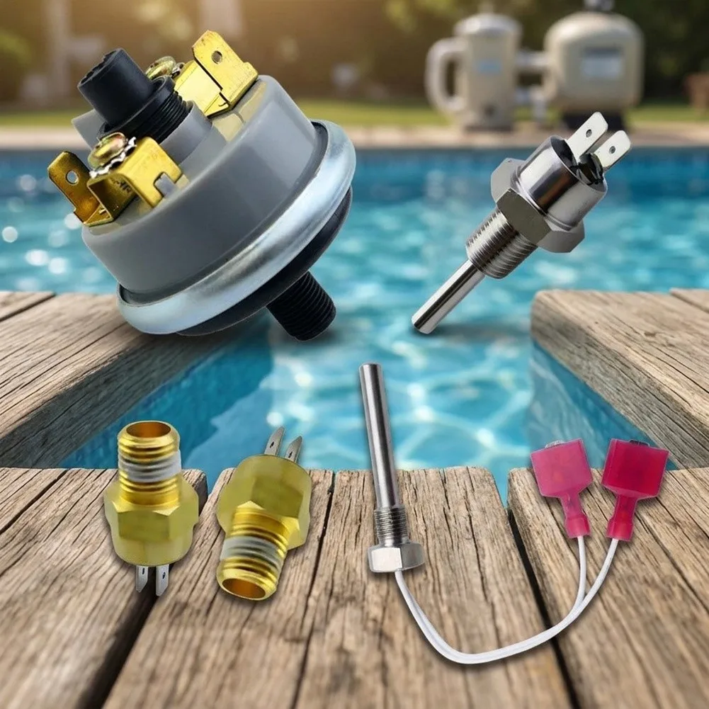 5 Piece Pool Heater Repair Kit Compatible with 42002 0024S 42001 0053S 42001 0060S 42002 0025S 42001 0063S for DIY Maintenance