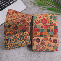 Wood grain portable geometric multi card long wallet with advanced sense and multifunctional wallet, personalized art retro wood