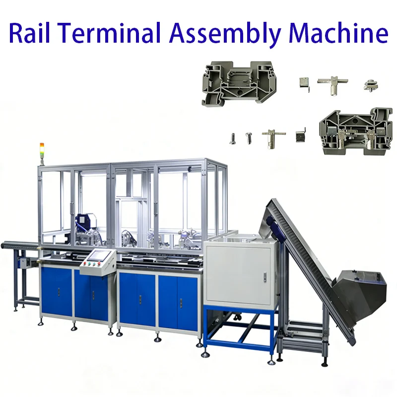 Precision Din Rail Din Terminal Processing Mounting Assembly Machine for Electrical Industry