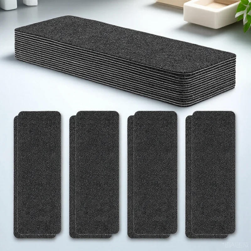 15 Uds. Alfombras para escaleras, alfombras antideslizantes duraderas y resistentes al desgaste, fácil instalación para escaleras, alfombras para escaleras