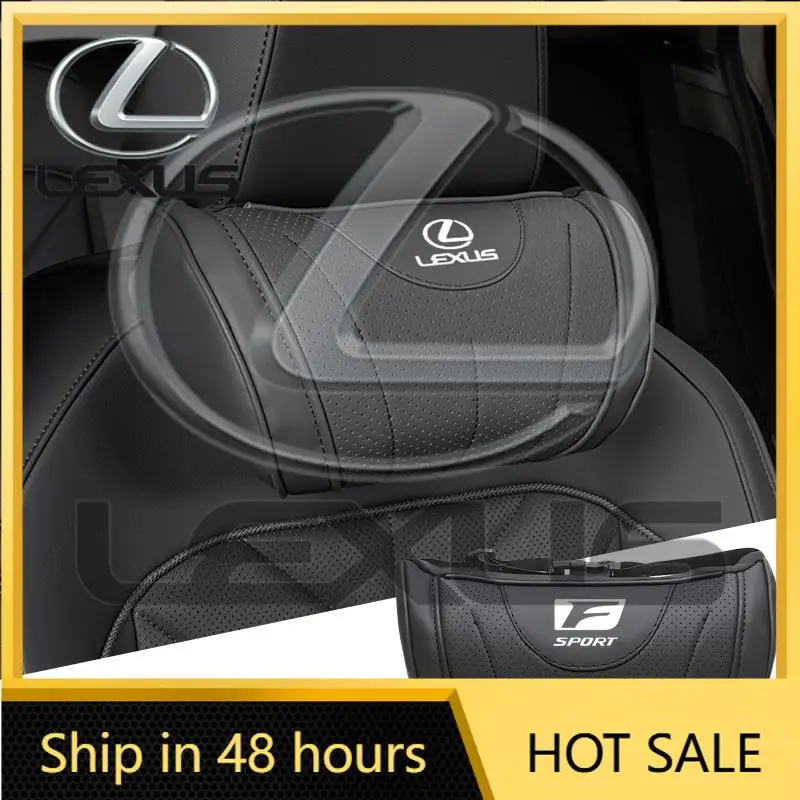 

2026 Hot Interior Stickers Lexus Car Neck Support Pillow Pad Auto Seat Headrest Accessories For F SPORT GS GX IS LS LX CT LC LBX