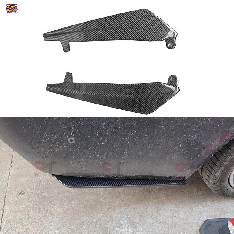 

Suitable for BMW 5 Series G30 G38 carbon fiber rear corner diffuser protector car splitter