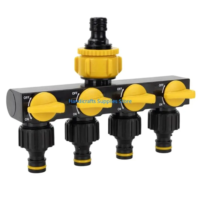 R1WA Durability Plastic Water Distribution Block with 4 Independent Ball Valves