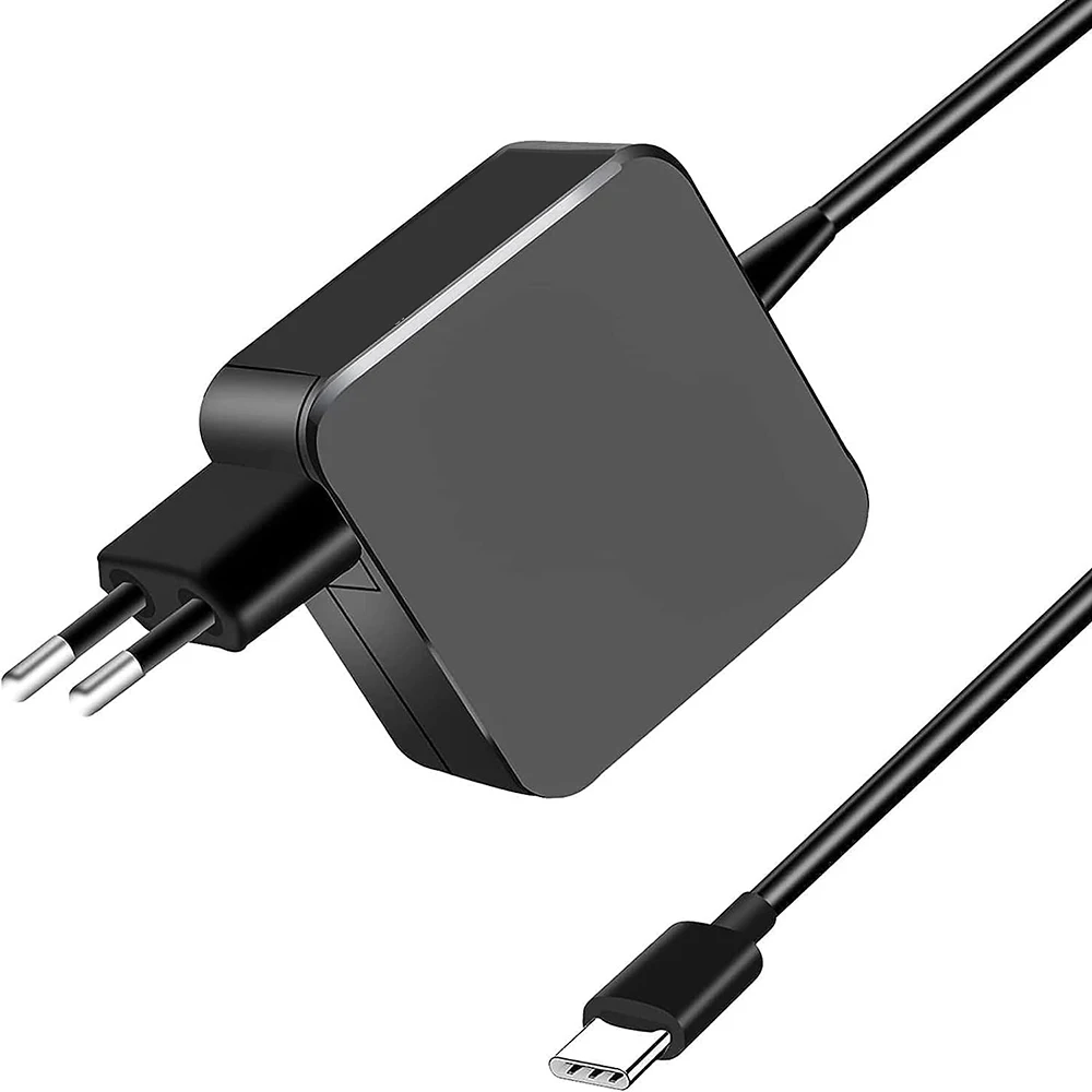 65W USB C-voedingsadapter Type C Power PD-muursnellader Fort Mac Book Pro, Dell Latitude, Lenovo, Huawei Matebook, HP-laptops - afbeelding 1