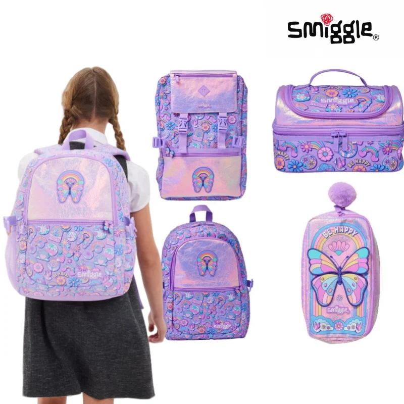 

Smiggle Kids Schoolbag with Anime Cartoon Design Australian Style Children's Backpack Gift for Students