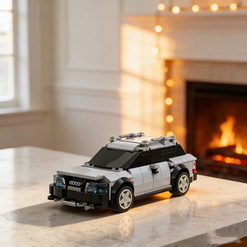 

282 шт. MOC City Champions Audiee Allroad Quattro Модель Строительные блоки Рождественские подарки Архитектурная игрушка Образовательная идея Кирпич