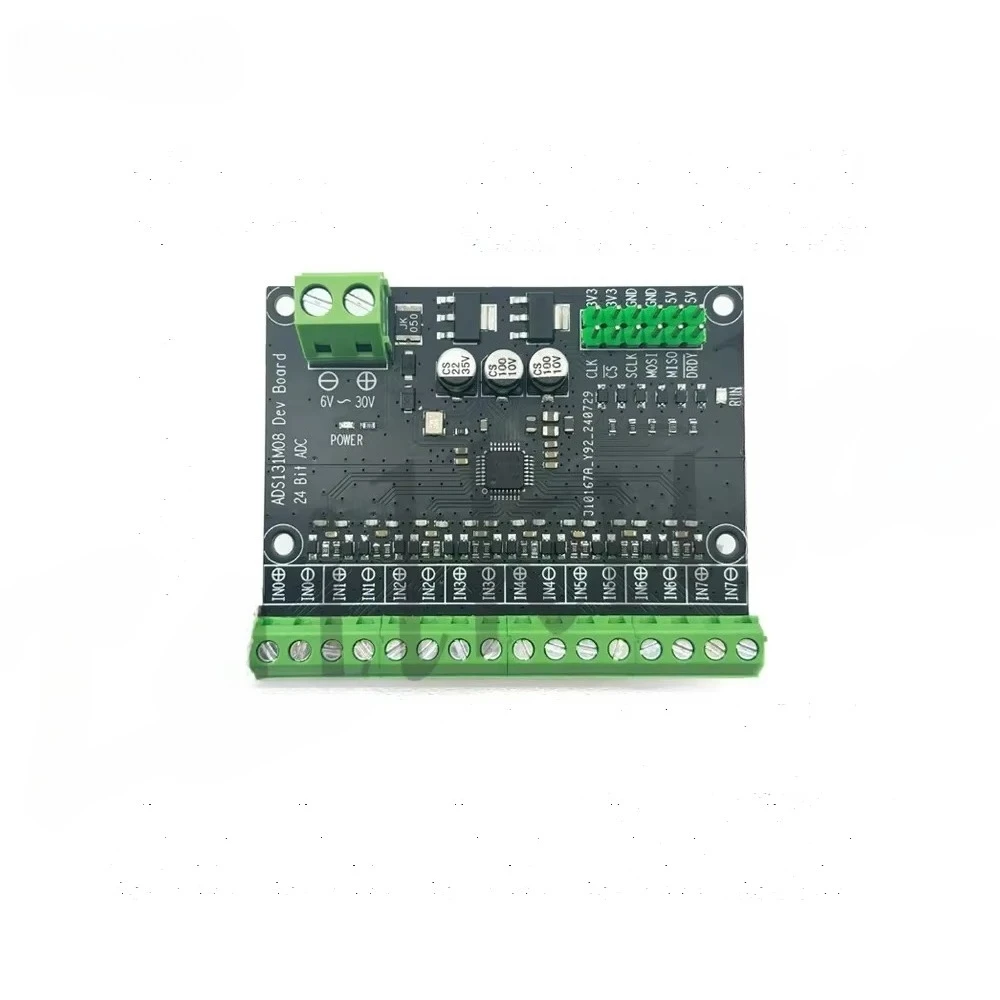 24-bit High Precision ADC Module, 8-channel Differential Input, ADS131M08 Module