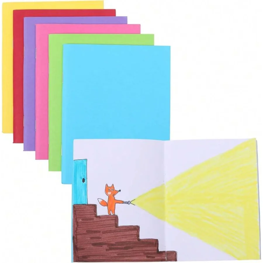 36 Pack Blank Books For Writing Stories, Mini Notebooks Bulk Small Unlined Journals, 24 Sheets/48 Pages Pocket Notebooks For Dr