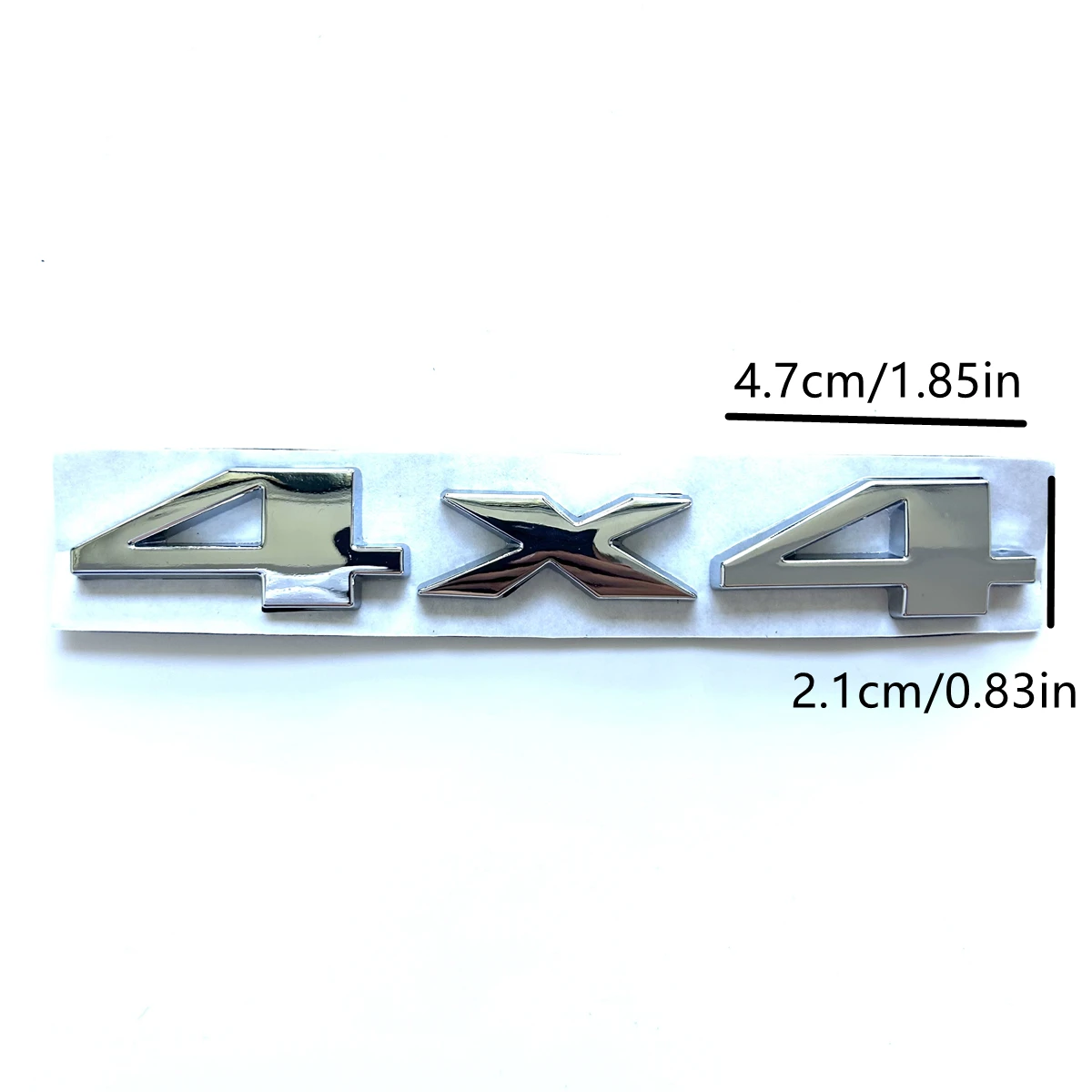 Split 4X4 four-wheel drive metal car logo decorative sticker suitable for car body trunk tail side decal accessories