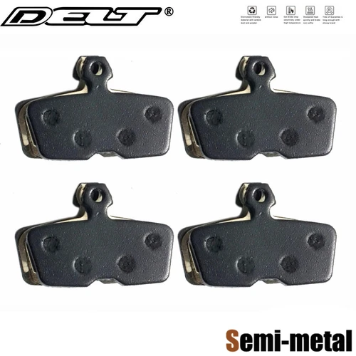 Imagen 1 del producto Pastillas de freno de disco semimetálicas para bicicleta de montaña, para SRAM Avid código R 2011-2014, pinza hidráulica de guía, 4 pares