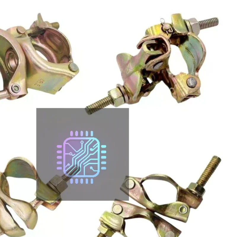 Galvanized Steel Scaffolding Couplers Heavy Duty Long Life For Construction Site Fixing Cross-rotary Connection
