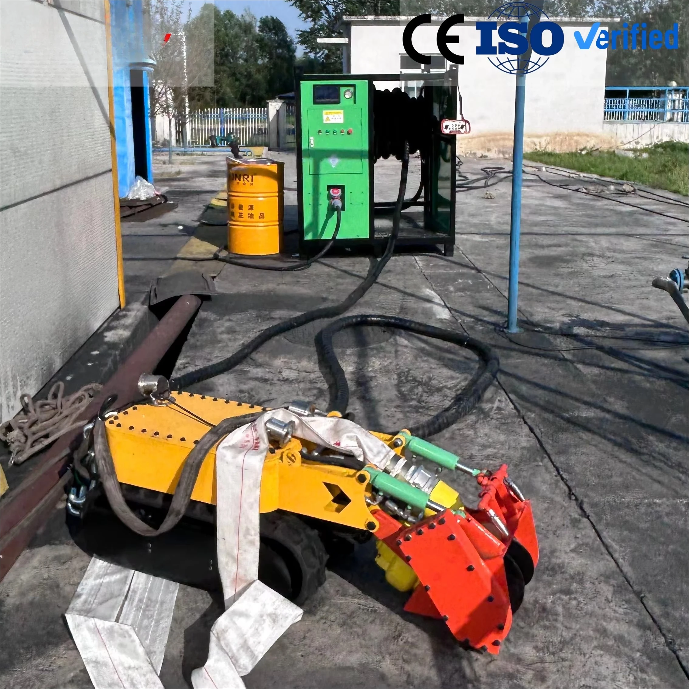 High Pressure Steel Underwater Dredging Robot 50m Depth for Sea Sand Dredge Cleaning Remote Control