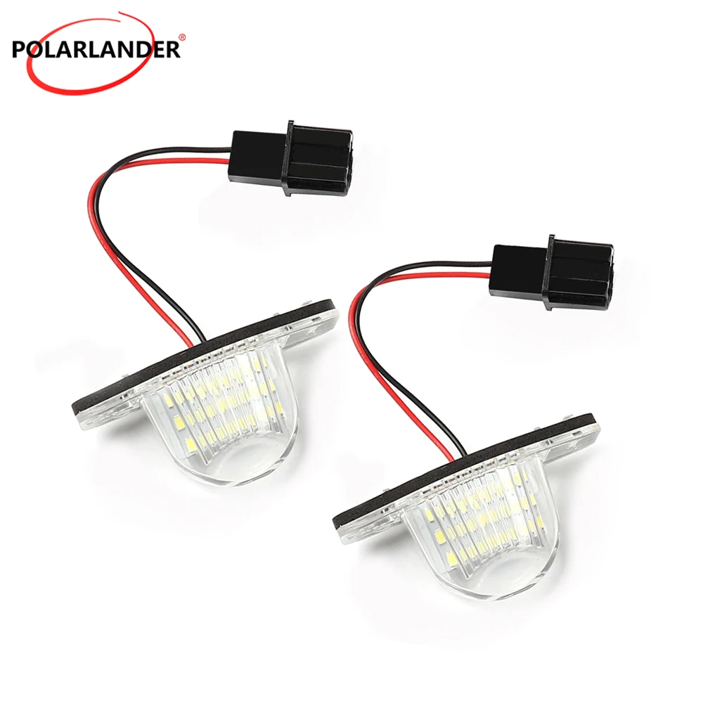 1. 3528SMD LED License Plate Light 8‑30V Direct Replacement For Honda Jade Sprinter Allison Georgette Esprit Car Number Plate La