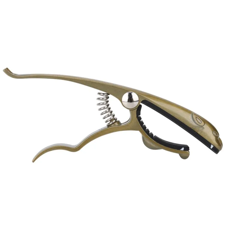 

K72 Guitar Capo Zinc Alloy Bronze Coloured Frog Shaped Capo for Guitar Ukulele Mandolin