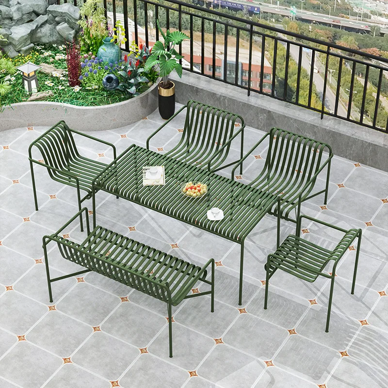 

Hot Sales Outdoor Metal Table and Chair Set for Garden Patio Dining - High Quality and Cost-Effective Outdoor Furniture