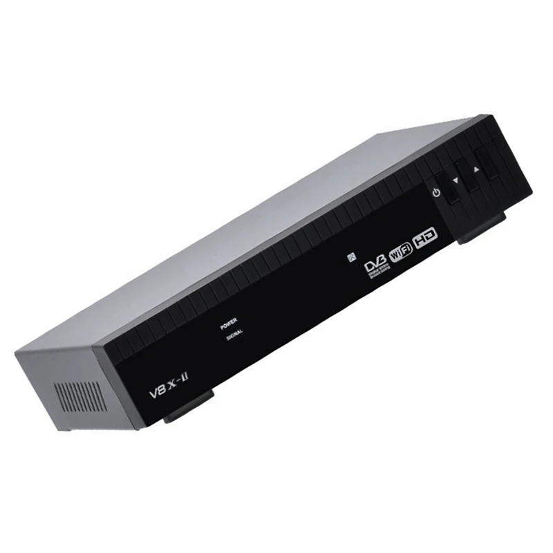 V8X-II V8X2Satellite DVB-S/S2/S2X 1080P 265 Ethernet 2.4GWifi intégré-PowerVu DRE CCAM M3U CA Solt(US)-ELEC