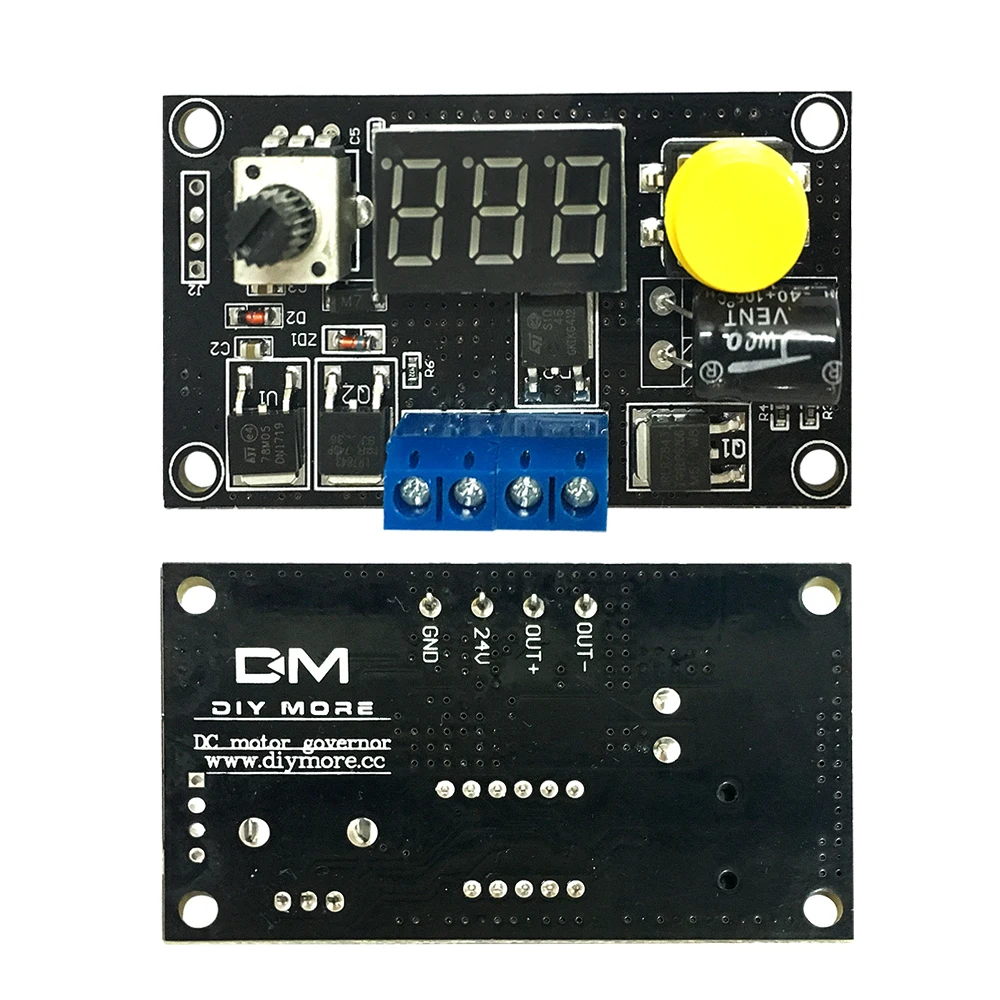 8A PWM Motor Speed Controller Module DC 6-30V LED Digital Display