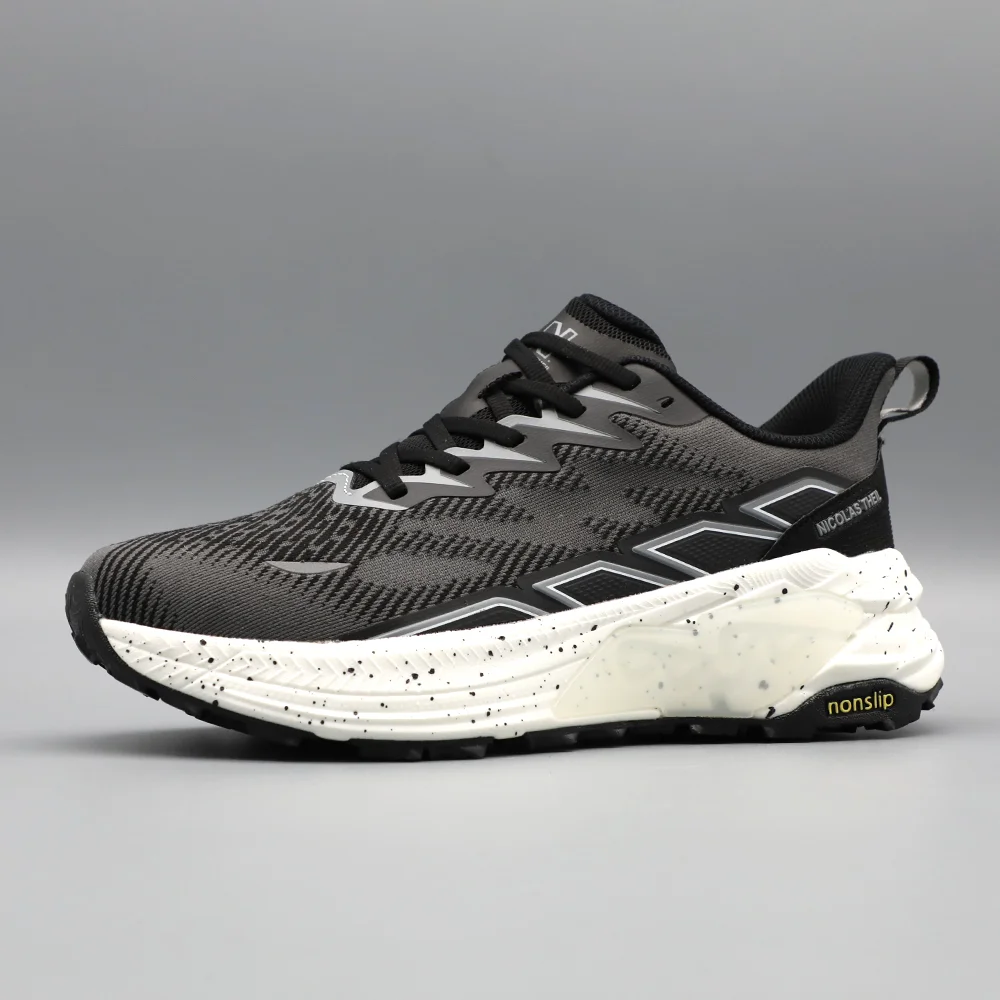 Fashion Multicolor Running Shoes Mens Womens Cushioning Jogging Sneakers Casual Sneakers Trendy Outdoor Walking Shoes Thick Bott