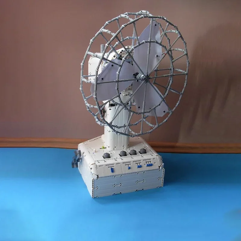 4348pcs MOC Desktop fan Technical Model Building blocks Christmas gifts Architecture Assemble creative Education Brick toys Kids