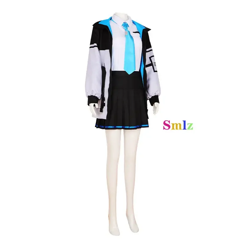 Tenndou Arisu Cospaly Anime Blue Archive Costume Girl Alice Jacket T-Shirt Skirt Tie Halloween Party Cospaly Uniform Set