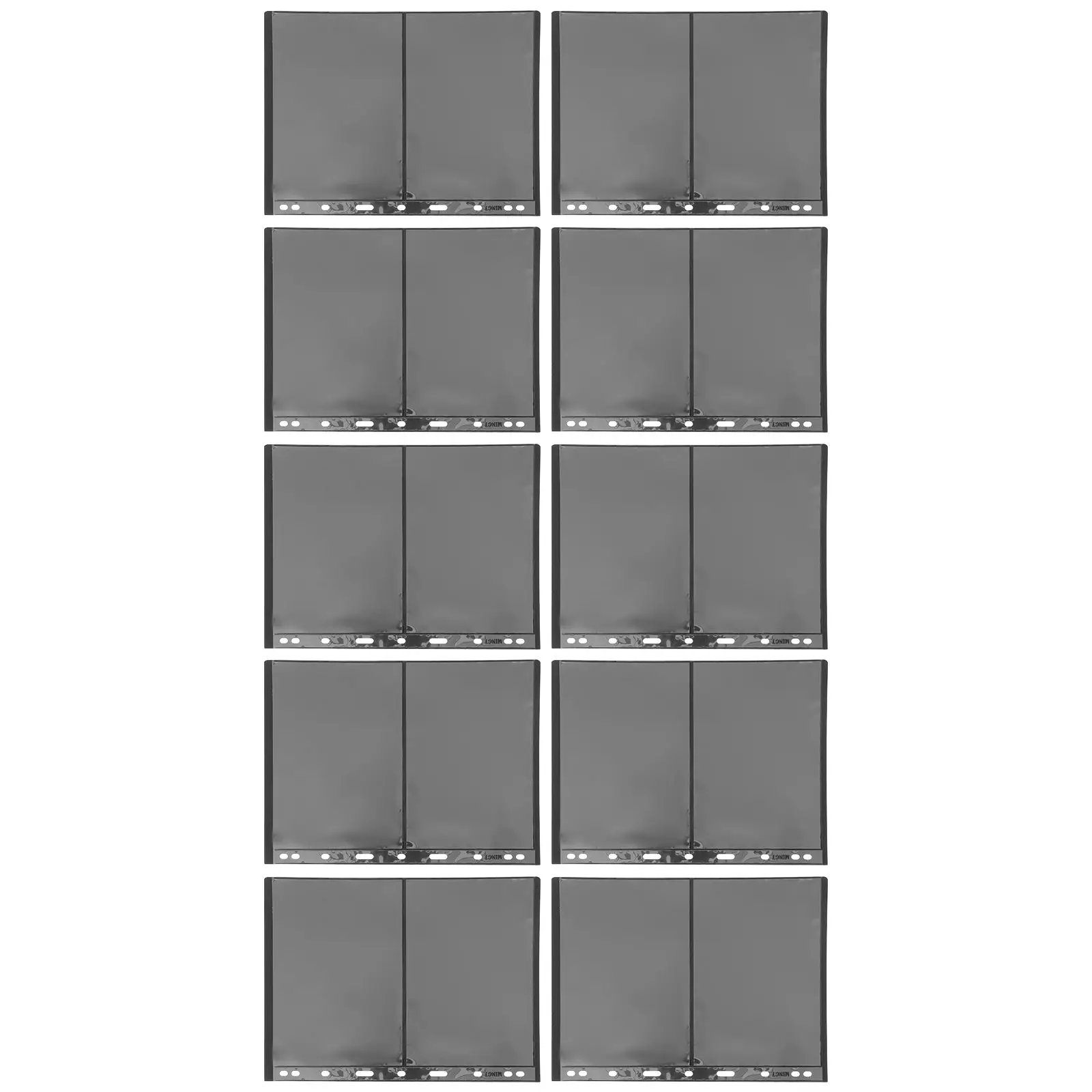 10 Pcs Stamp Collection Albums Storage Coin Supplies Holder Collectors Transparent Durability Practicality ganizer