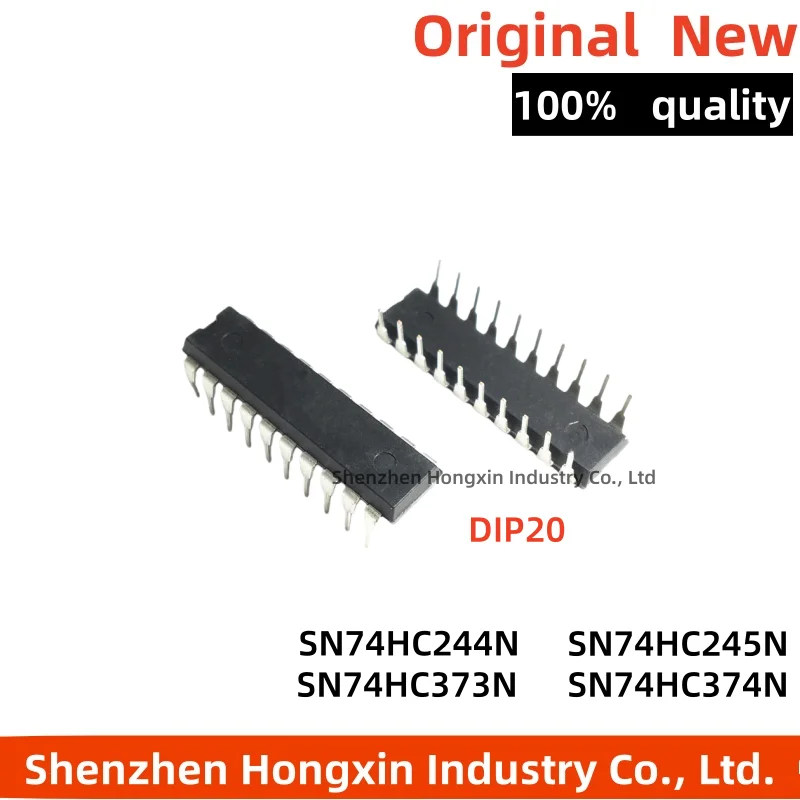 10 pieces of SN74HC244/HC245/HC373/HC374 N P direct insertion DIP20 logic chip buffer/line driver
