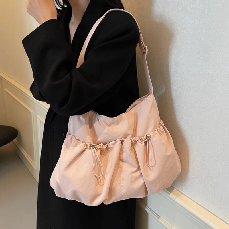 

Tiptoegirls 2025 осенне-зимняя женская сумка на плечо, повседневная простая сумка-тоут большого размера, 5 цветов, легкая тканевая сумка-мессенджер