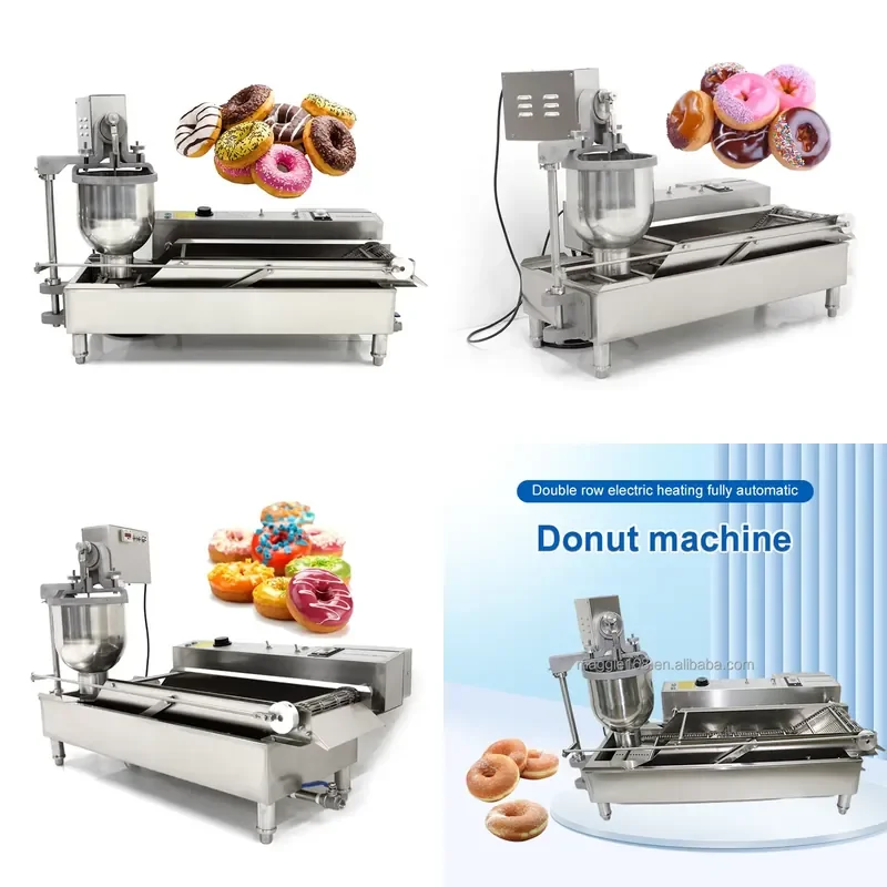 Automatic Mini Donut Making Machine Commercial Donut Frying Machine 300-1200 Pcs Hour Suitable for Wholesale ODM of Snack