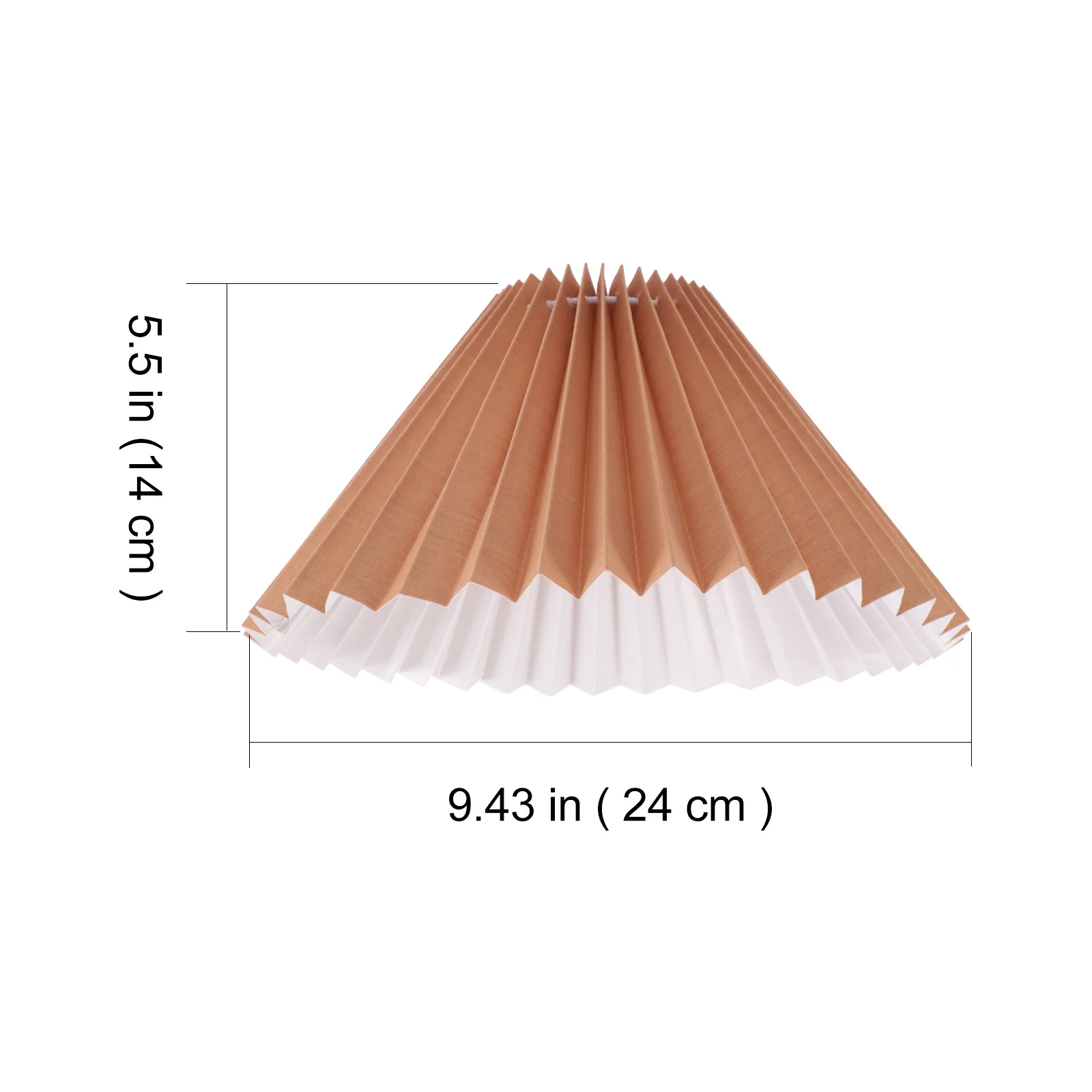 

Fabric Lampshade Pleated Ceiling Lamp Shade Durable for Bedroom Living Room Ceiling Lamp Shade Fabric Lampshade