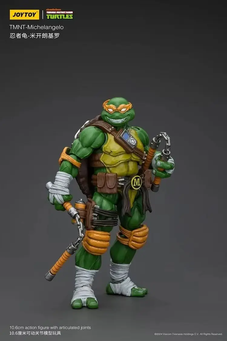 

JOY TOY TMNT Michelangelo фигурки оригинальные куклы украшения подарочная коллекция наборы моделей гаража