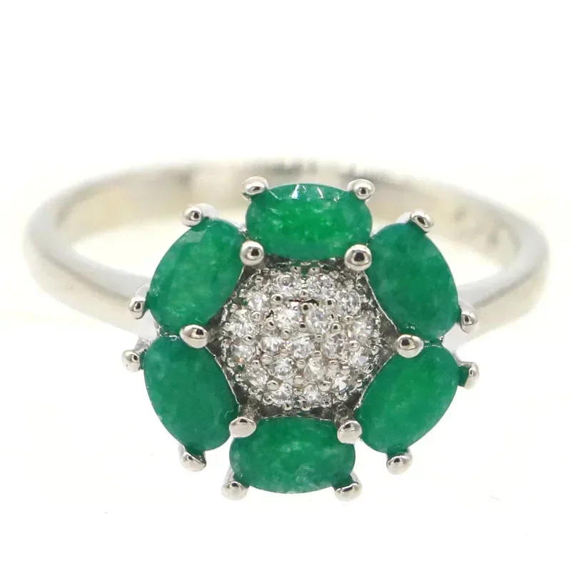 

Buy 5 Get 1 Free 3g 925 SOLID STERLING SILVER Customized Rings Flowers Mystic Topaz Amethyst Emerald Ruby Many Sizes 5.5-10