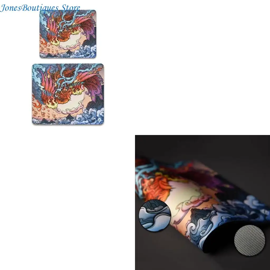 

Mouse Pad Smooth Special Coating Mousepad Silicone Anti-slip for Gaming Mousepad W8KE