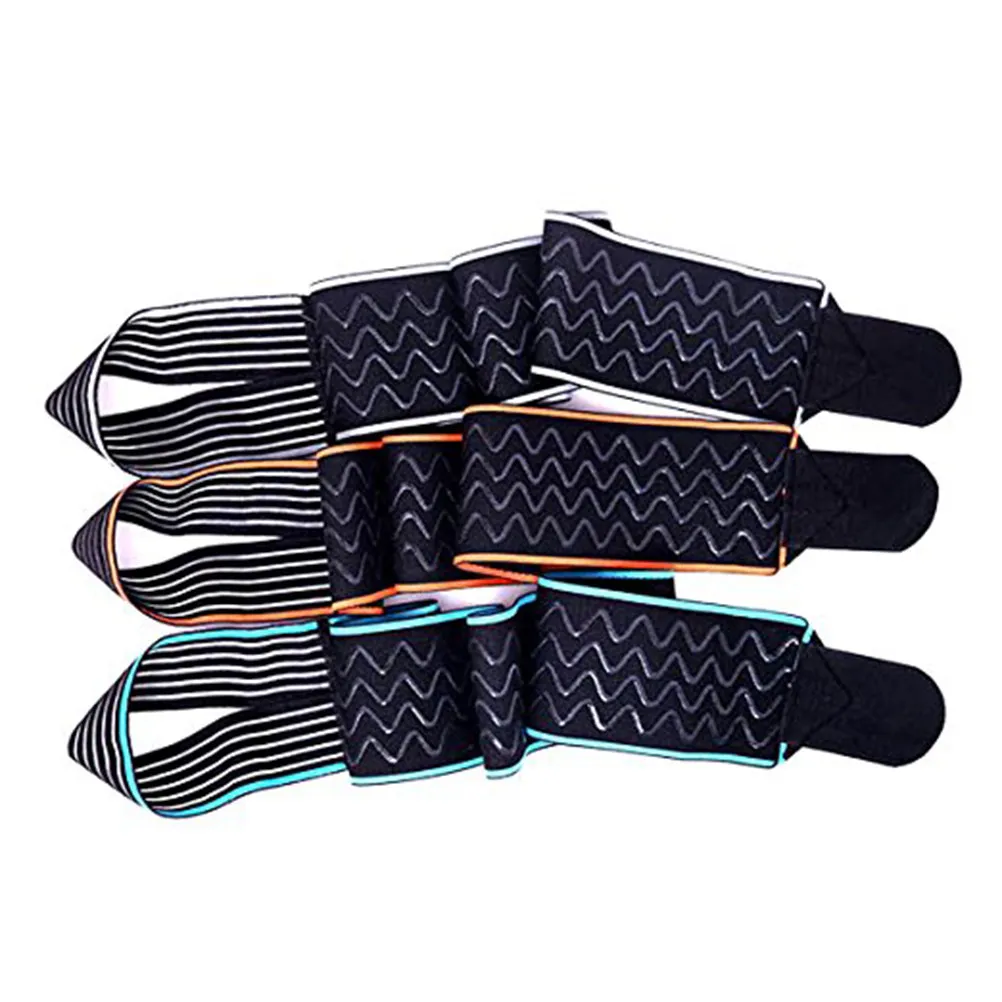Adjustable Non-Slip Orange Ankle Support Breathable Elastic Brace Compression Sleeve Wrap for Running Basketball Football Sprain