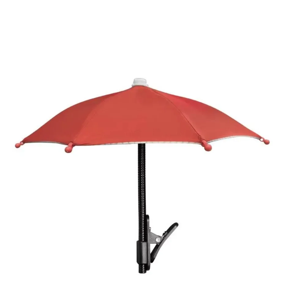 

Bending Design Car Mobile Phone Sunshade Anti-glare Non-slip Cell Phone Umbrella Shelter From Rain with Clip Car Phone Holder