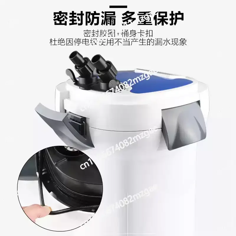 HW-5000 Aquarium External Canister Filter Multi-Stage, Filtration for Freshwater Saltwater Fish Tank and Water Purification