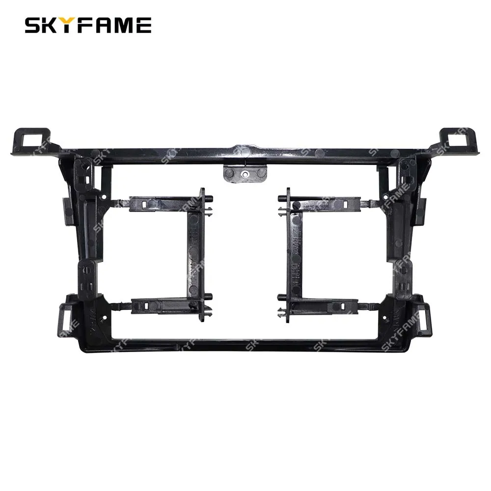 SKYFAME Car Frame Fascia Adapter Canbus Box Decoder Android Radio Dash Fitting Panel Kit For Toyota RAV4