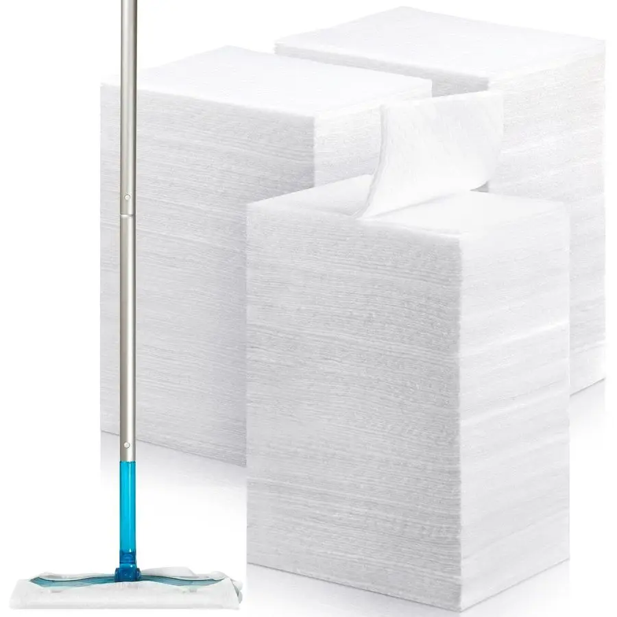

900 Count Dry Sweeping Cloths Dry Mop Refills Sweeper Dusting Cloths Disposable Duster Refills Floor Mop Pads, 11.81 x 8.66 inch