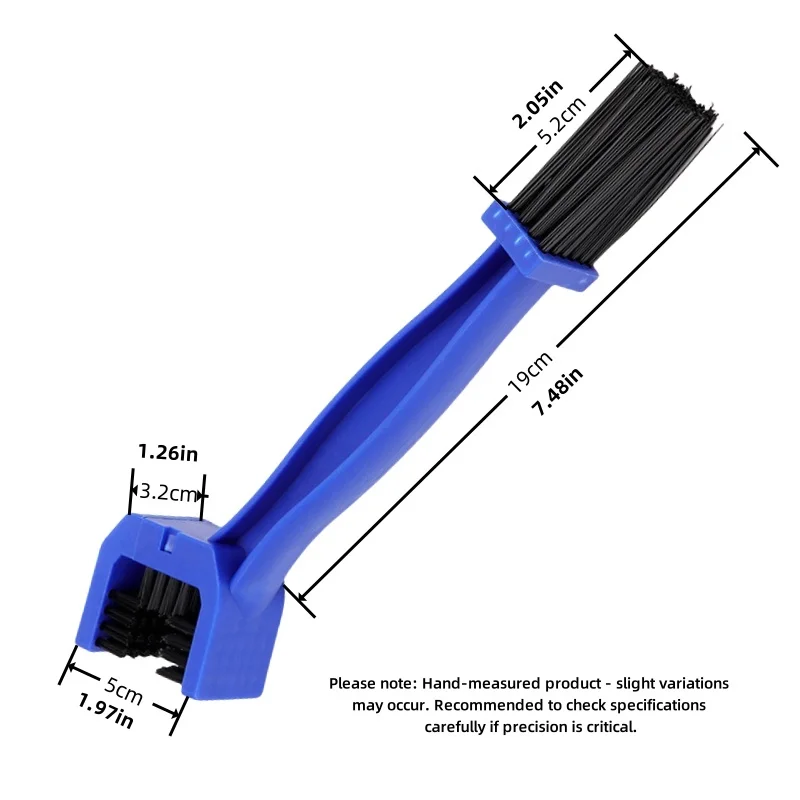 Professional Motorcycle Bike Chain Cleaner Kit - Heavy Duty 3-Sided Brush Scrubber Tool, Universal Bicycle Cleaning & Maintenan image 6