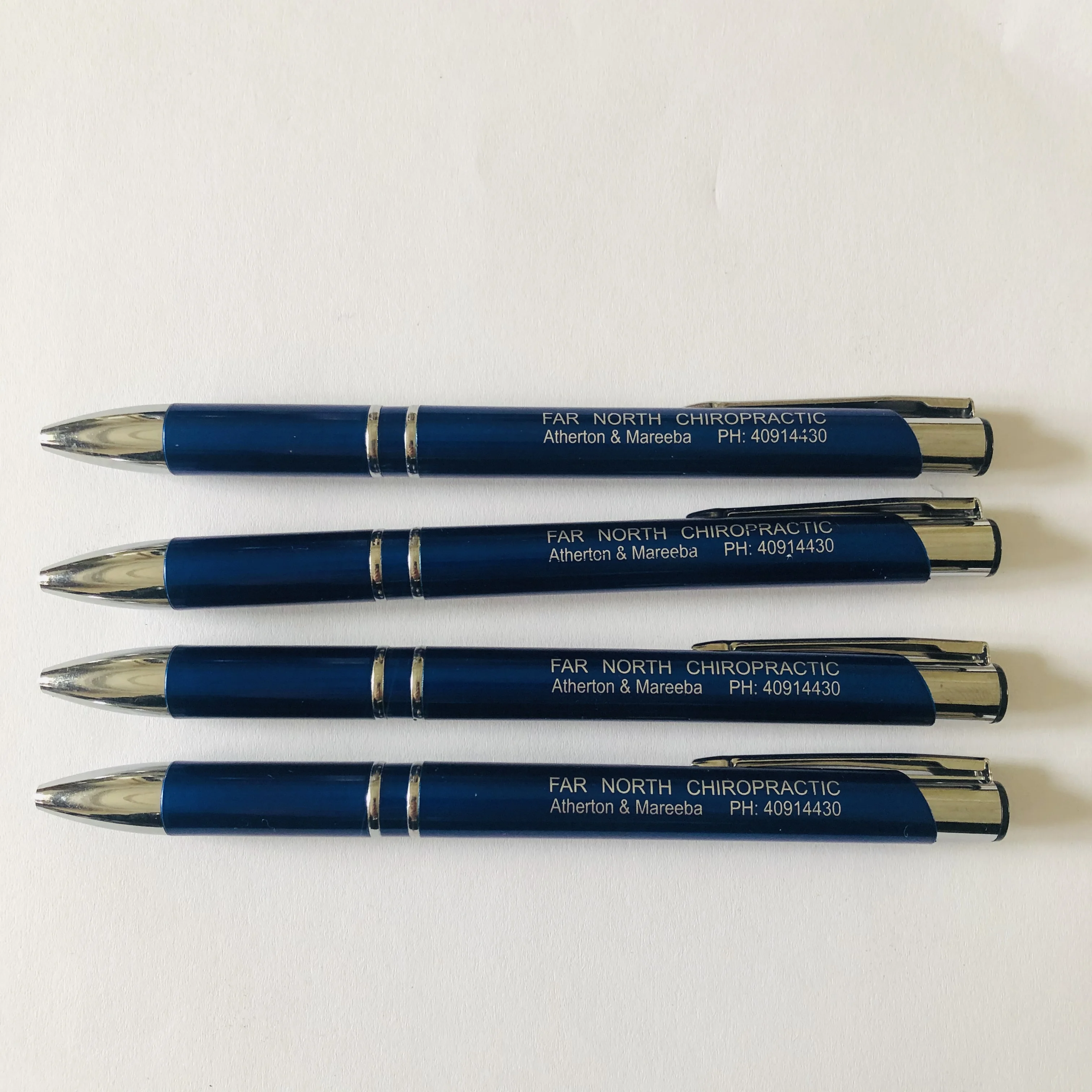 Hot sales promotional plastic retractable ballpoint pens-support custom logo text slogan imprint navy blue ball pen