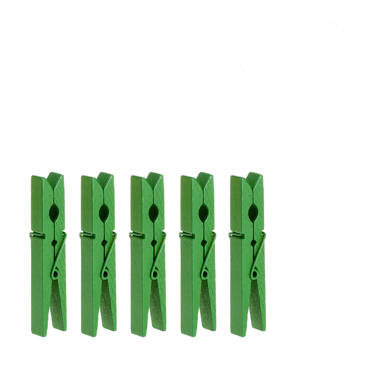 25pcs 29 Inch Wooden Clothespins Clothes Pegs (Green) Clothes pins