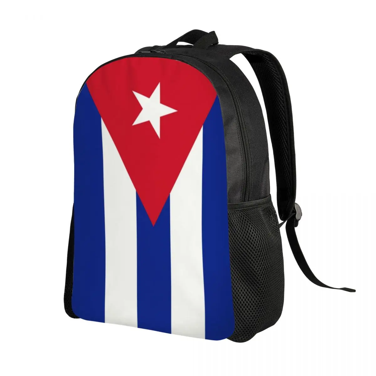 Flag Of Cuba Laptop Backpack Men Women Basic Bookbag for School College Student Cuban Patriotic Bag